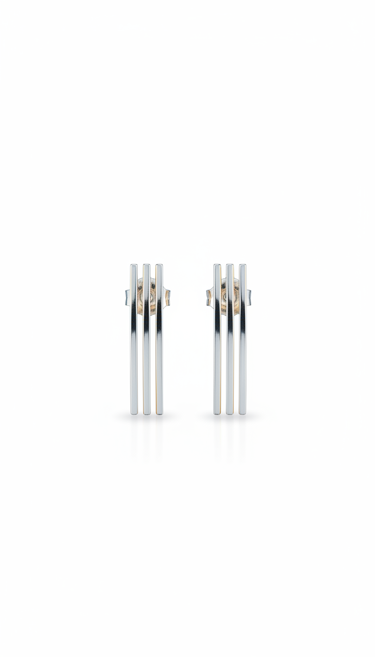Pendientes con perla flotante